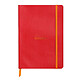 CLAIREFONTAINE Carnet souple COQUELICOT A5 ligné 160p ivoire 90g Carnet