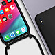 Avizar Coque Cordon pour iPhone XS Max Semi-rigide Lanière Tour du Cou 80cm pas cher