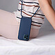 Avis Avizar Coque pour iPhone 12 Pro Max Semi-Rigide Soft-Touch avec Cordon Tour de Cou Bleu