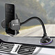 Forcell Support Voiture Smartphone Ovale Fixation à ventouse Bras long 27cm Forcell Noir pas cher