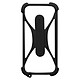 Coque pour Smartphone Universel Silicone Coins bumper Antichoc Béquille support Noir - Coque Antichoc universelle spécialement conçue pour smartphone