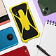 Acheter Coque pour Smartphone Universel Silicone Coins bumper Antichoc Béquille support Jaune