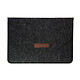 Avizar Pochette Noire Ordinateur Portable 13'' Feutrine Intérieur Soft Touch - Une pochette légère et multi compartiments conçue pour les tablettes et ordinateurs portables 13 pouces