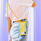 Coque Cordon pour Smartphone Universel Silicone Coins bumper Béquille support Jaune pas cher