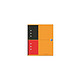 OXFORD Cahier NOTEBOOK spirale A5+ 160P perforées 80g lignées 6 mm orange Cahier
