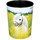 LÄUFER Corbeille à papier 'cheval dans un champ de colza' 13 Litres H 30 cm Corbeille à papier