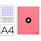 Avis ANTARTIK Cahier spirale A4 240p 100g rembordé quadrillage 5mm microperforé 5 bandes 4 trous coloris corail x 12