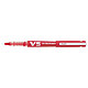 PILOT Roller Rechargeable Hi-Techpoint V5 Encre Liquide Begreen Pointe Fine Rouge x 10 Stylo roller