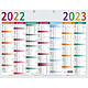 EXACOMPTA Calendrier scolaire décor Multicolore 430x335 13 mois Agenda scolaire