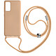 Avizar Coque pour Galaxy S20 FE Semi-Rigide Soft-Touch avec Cordon Tour de Cou - Cette coque rose semi-rigide pour Galaxy S20 FE est dotée d'un revêtement soft-touch mate, à la fois doux et antidérapant