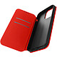 Avizar Housse folio iPhone 14 Pro Clapet Porte-cartes Fonction Support Vidéo rouge - Etui rouge spécifiquement conçu pour votre Apple iPhone 14 Pro