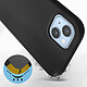 Avis Avizar Coque iPhone 14 Semi-rigide Soft-touch Fine noir