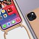 Avizar Coque Cordon pour iPhone 14 Plus Semi-rigide avec Lanière Tour du Cou 80cm pas cher