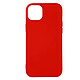 Avizar Coque iPhone 14 Semi-rigide Soft-touch Fine rouge - Coque de protection spécialement conçue pour iPhone 14