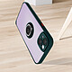 Acheter Avizar Coque pour iPhone 14 Bi-matière Bague Métallique Support Vidéo