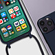 Avizar Coque Cordon pour iPhone 14 Pro Semi-rigide avec Lanière Tour du Cou 80cm pas cher