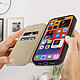 Avis Avizar Housse folio iPhone 14 Pro Clapet Porte-cartes Fonction Support Vidéo doré