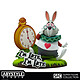 Disney - Figurine Lapin Blanc Figurine Disney, modèle Lapin Blanc.