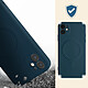 Acheter Avizar Coque Magsafe iPhone 12 Mini Silicone Intérieur Soft-touch Mag Cover bleu nuit