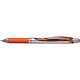 PENTEL Stylo Roller encre gel rétractable ENERGEL BL77 Pointe 0,7 mm orange x 12 Stylo roller