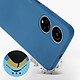 Avis Avizar Coque Honor X7 Silicone Semi-rigide Soft-touch Fine Bleu