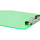 Avis MAUL Porte-bloc A4 MAULneon plastique avec pince arceau Vert Transparent