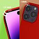 Moxie Coque pour iPhone 14 Pro Hybride Semi-rigide Fine Intérieur Doux Moxie rouge pas cher