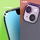 Moxie Coque pour iPhone 14 Semi-rigide Fine Légère Intérieur Doux Moxie gris lavande pas cher