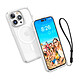 Catalyst Influence Compatible avec le MagSafe pour iPhone 14 Plus Clear - Coque pour iPhone 14 Plus compatible MagSafe