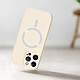 Avis Avizar Coque pour iPhone 14 Pro Compatible Magsafe Semi Rigide Soft-Touch blanc
