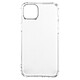 Avizar Coque pour iPhone 13 Mini Silicone Gel Souple Renforcés Antichocs Transparent Coque bumper spécifique à votre iPhone 13 Mini