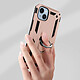 Avis Avizar Coque pour iPhone 14 Hybride Antichoc Bague de maintien Support Vidéo rose gold