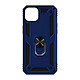 Avizar Coque pour iPhone 14 Hybride Antichoc Bague de maintien Support Vidéo bleu nuit - Coque bi-matière spécialement conçue pour votre Apple iPhone 14