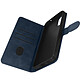 Avizar Étui Nothing Phone 1 Clapet Portefeuille Fonction Support Vidéo Bleu Nuit - Étui folio portefeuille en éco-cuir spécifique à votre Nothing Phone 1