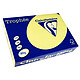 CLAIREFONTAINE Ramette 500 Feuilles Papier 80g A4 210x297 mm JONQUILLE Papier couleur