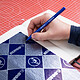 Acheter KORES Paquet de 10 feuilles papier carbone A4 écriture à la main bleu