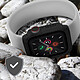 Avizar Protection Intégrale Verre Trempé pour Apple Watch Series 6 / 5 / 4 / SE 44mm Noir Noir pas cher