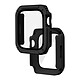 Avizar Protection Intégrale Verre Trempé Apple Watch Series 6 / 5 / 4 / SE 44mm Noir - Protection intégrale spécifiquement conçue pour votre Apple Watch