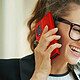 Acheter Avizar Housse pour Honor 70 Clapet Portefeuille Fonction Support Vidéo Rouge