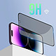 Acheter Avizar Film écran pour Apple iPhone 14 Pro Anti-espion Verre Trempé 9H Anti-traces Noir