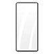 Avizar Verre Trempé pour Honor 70 9H Biseautés 5D Adhésion Totale Noir Film d'écran spécialement conçu pour votre Honor 70
