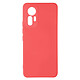 Avizar Coque Soft Touch pour Xiaomi 12 Lite en Silicone Semi-rigide Antidérapant Fuchsia Silicone semi-rigide absorbant les impacts, idéal pour protéger votre smartphone des chutes et rayures du quotidien