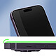 Avizar Film écran pour Apple iPhone 14 Pro Anti-espion Verre Trempé 9H Anti-traces Noir pas cher