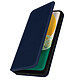 Avizar Etui Portefeuille pour Samsung Galaxy A04s Clapet Magnétique avec Support Bleu - Cet étui est équipé d'une fermeture magnétique assurant une bonne tenue