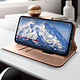 Avizar Housse Samsung Galaxy S23 Clapet Portefeuille Fonction Support Vidéo rose Chesterfield pas cher