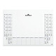 DURABLE Bloc 25 Feuilles Sous-Mains Calendrier Blanc x 5 Sous-main