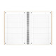 Avis OXFORD Notebook spiralé couverture rigide B5 160 Pages Ligné 6mm orange