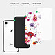 Acheter Evetane Coque en verre trempé iPhone Xr Fleurs Multicolores .