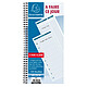 EXACOMPTA Carnet spiralé 29,7x14cm - A faire ce jour - 125 feuilles x 5 Carnet