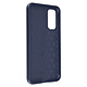 Avizar Coque pour Samsung A34 Renforcée Souple Carbone Effet Brossé Bleu Coque conçue spécifiquement pour votre Samsung Galaxy A34 5G